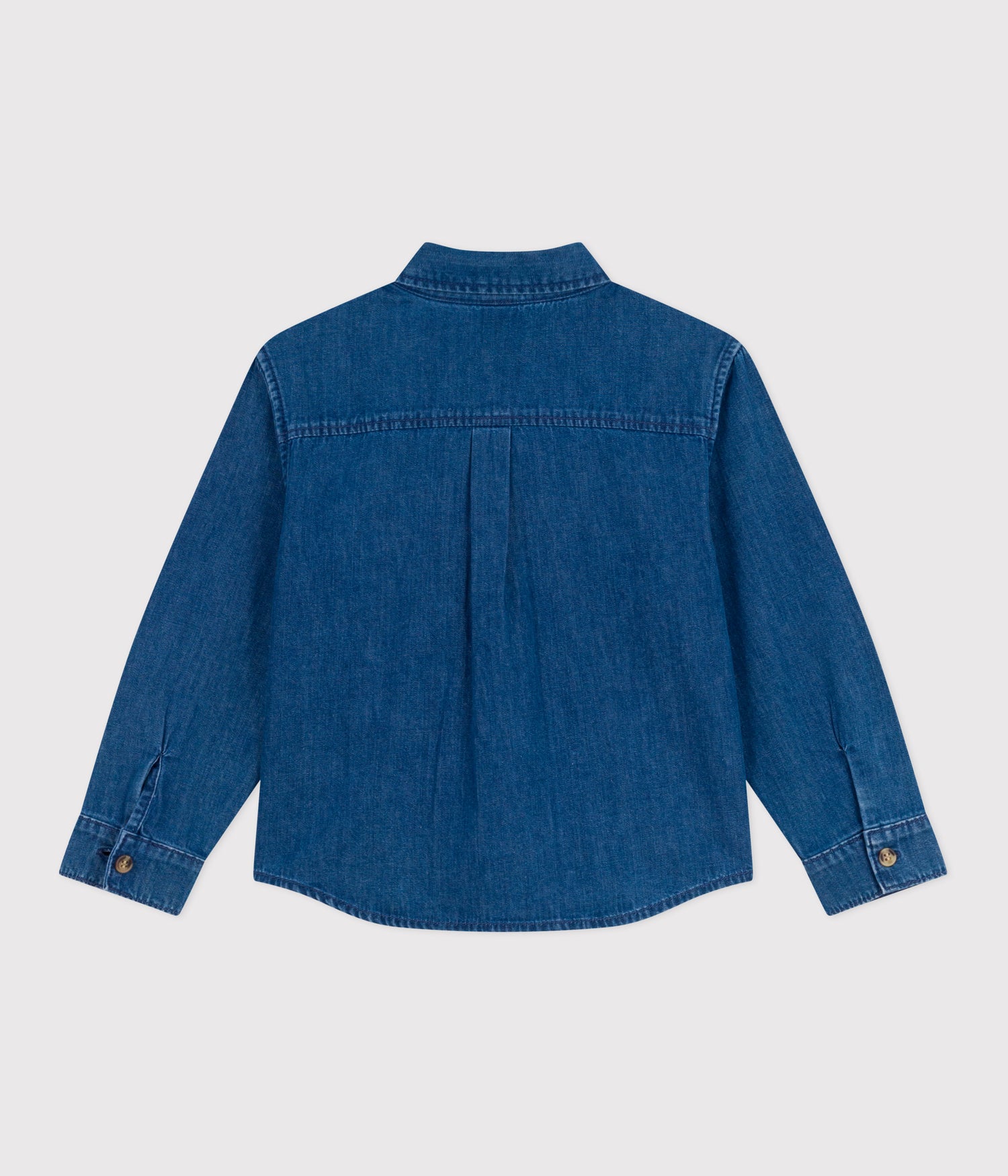CHILDREN'S PLAIN DENIM SHIRT CHILDREN'S PLAIN DENIM SHIRT