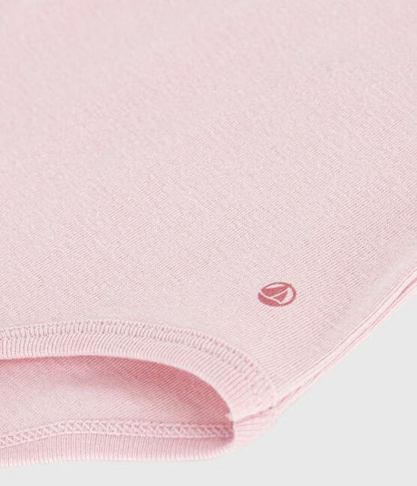 BABIES PLAIN COTTON ROLL NECK BADY