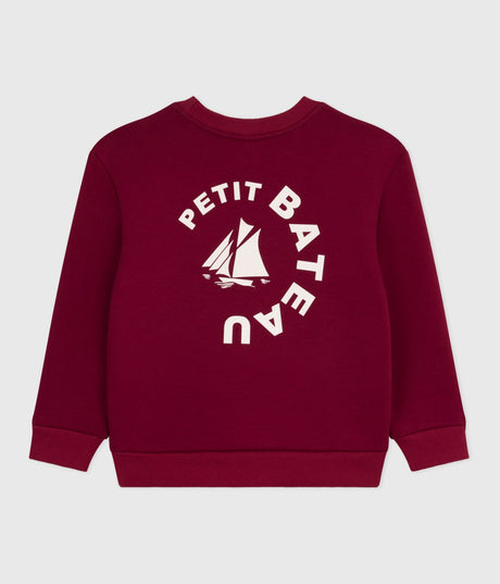 CHILDRENS' PLAIN COTTON SWEATSHIRT