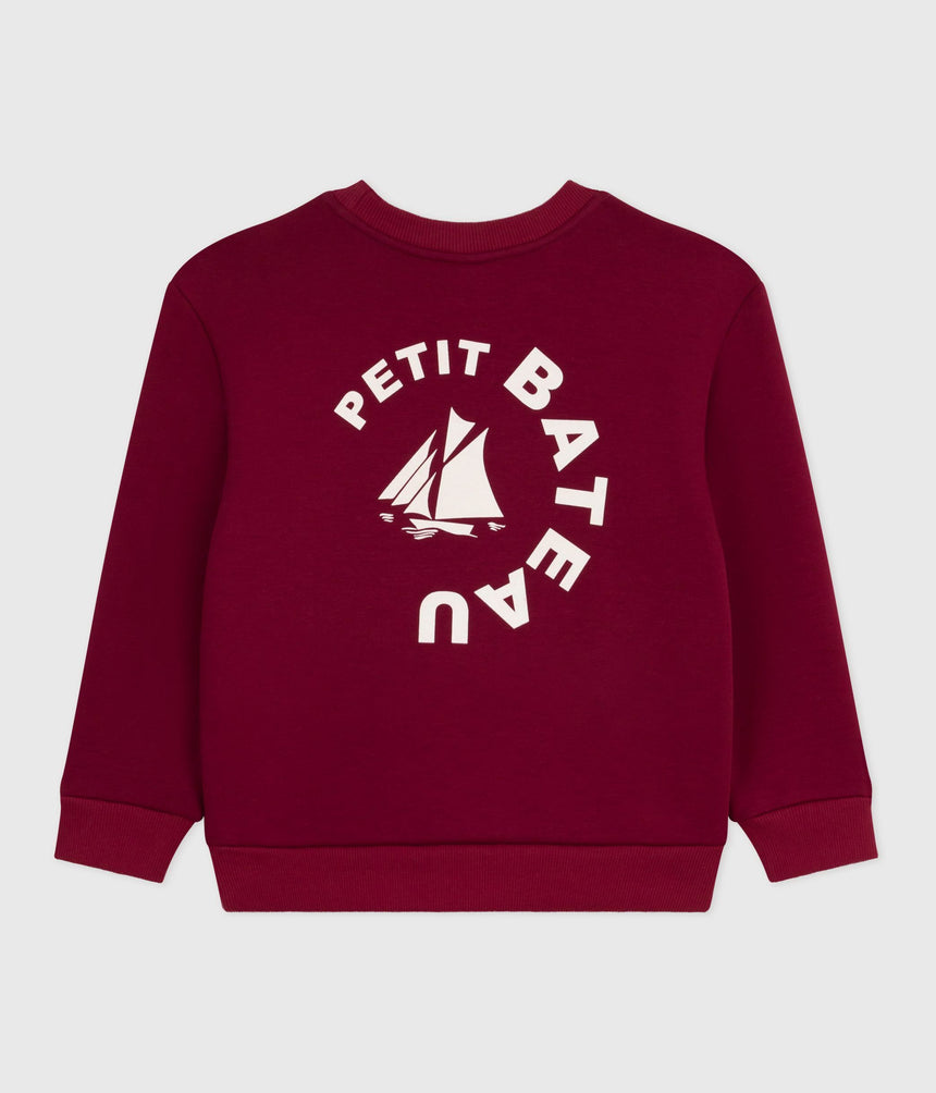 CHILDRENS' PLAIN COTTON SWEATSHIRT