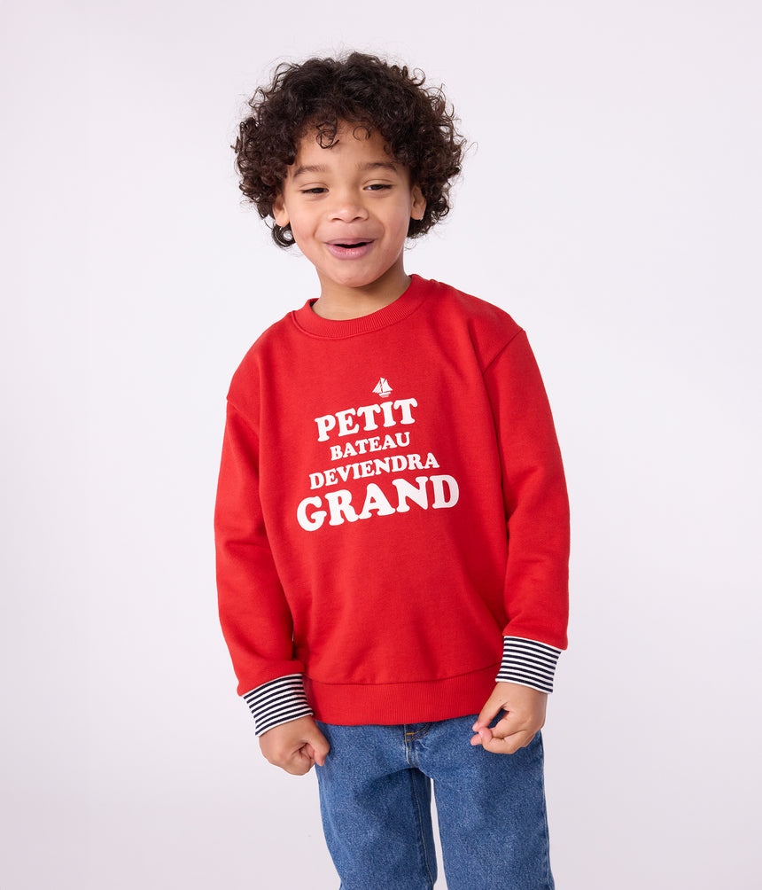 CHILDRENS PRINTED COTTON SWEATSHIRT