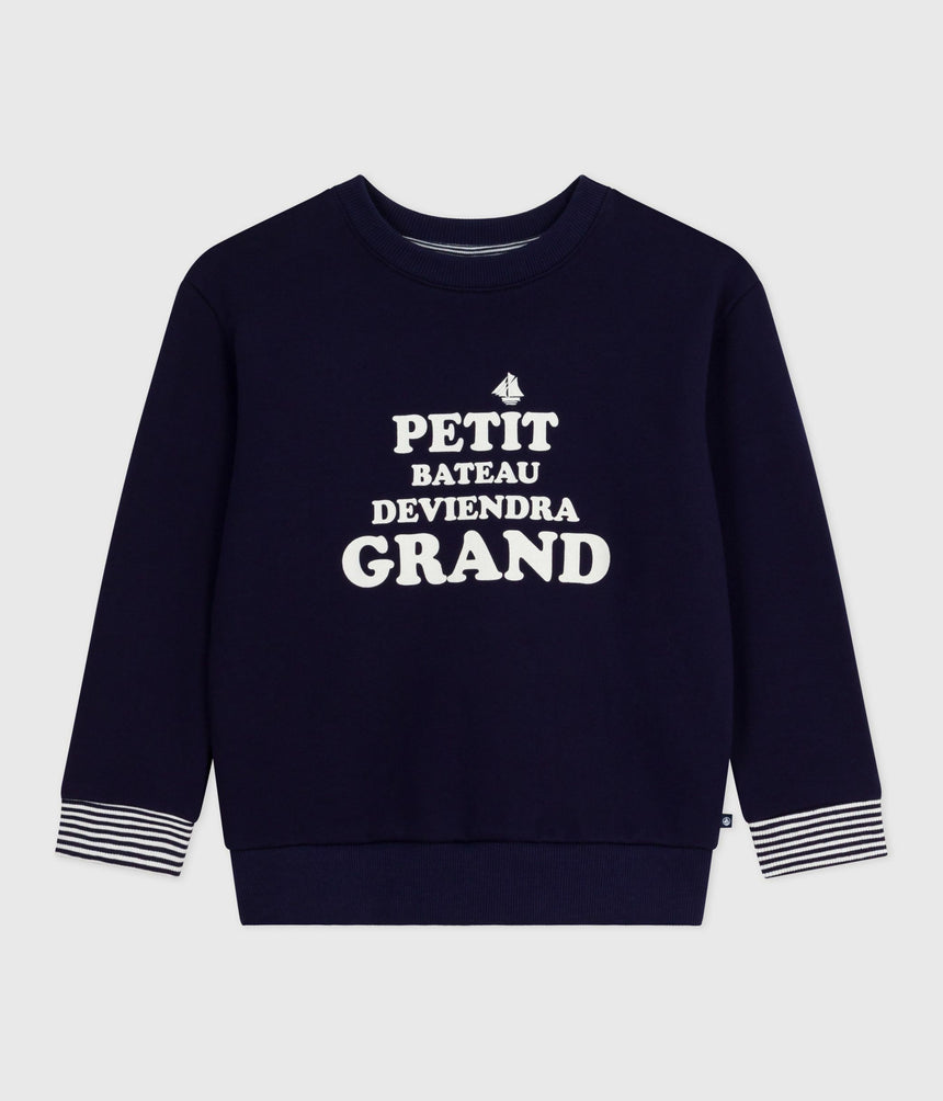 CHILDRENS PRINTED  COTTON SWEATSHIRT