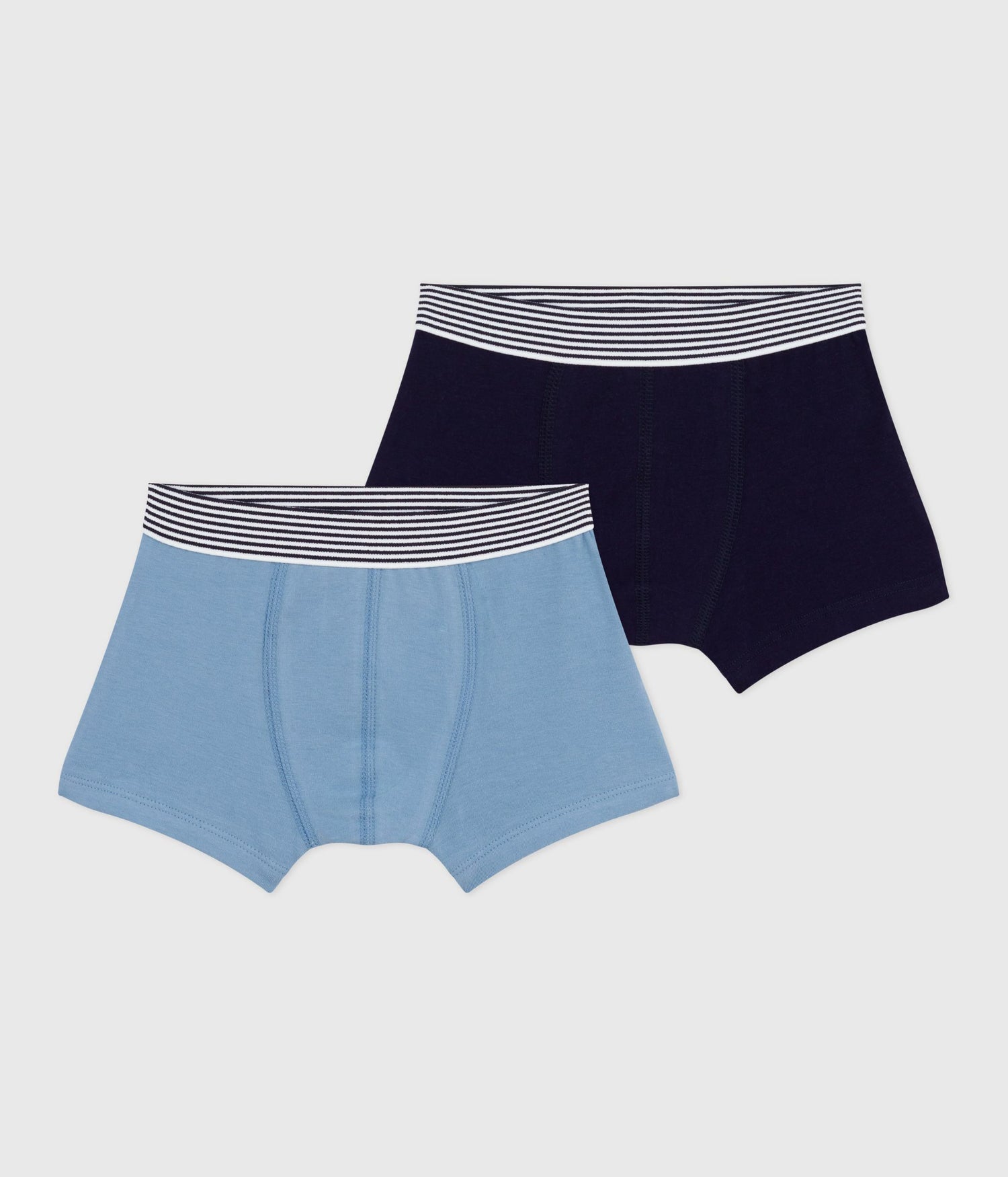 PACK OF PLAIN COTTON AND ELASTANE BOXERS FOR CHILDREN PACK OF PLAIN COTTON AND ELASTANE BOXERS FOR CHILDREN