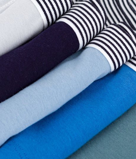 PACK OF CHILDRENS PLAIN COTTON BOXERS