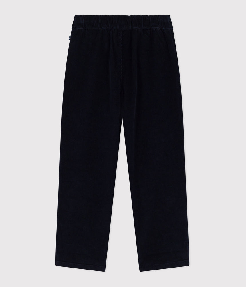 CHILDREN'S STRAIGHT PLAIN CORDUROY TROUSERS