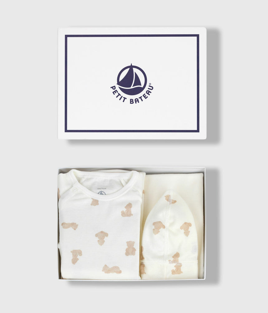 BABIES' GIFT BOX IN PRINTED COTTON