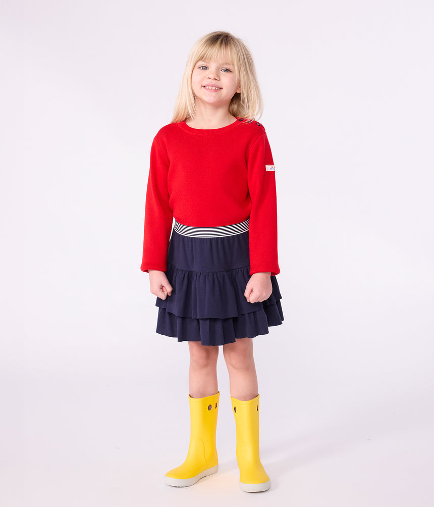 CHILDRENS PLAIN COTTON SKIRT