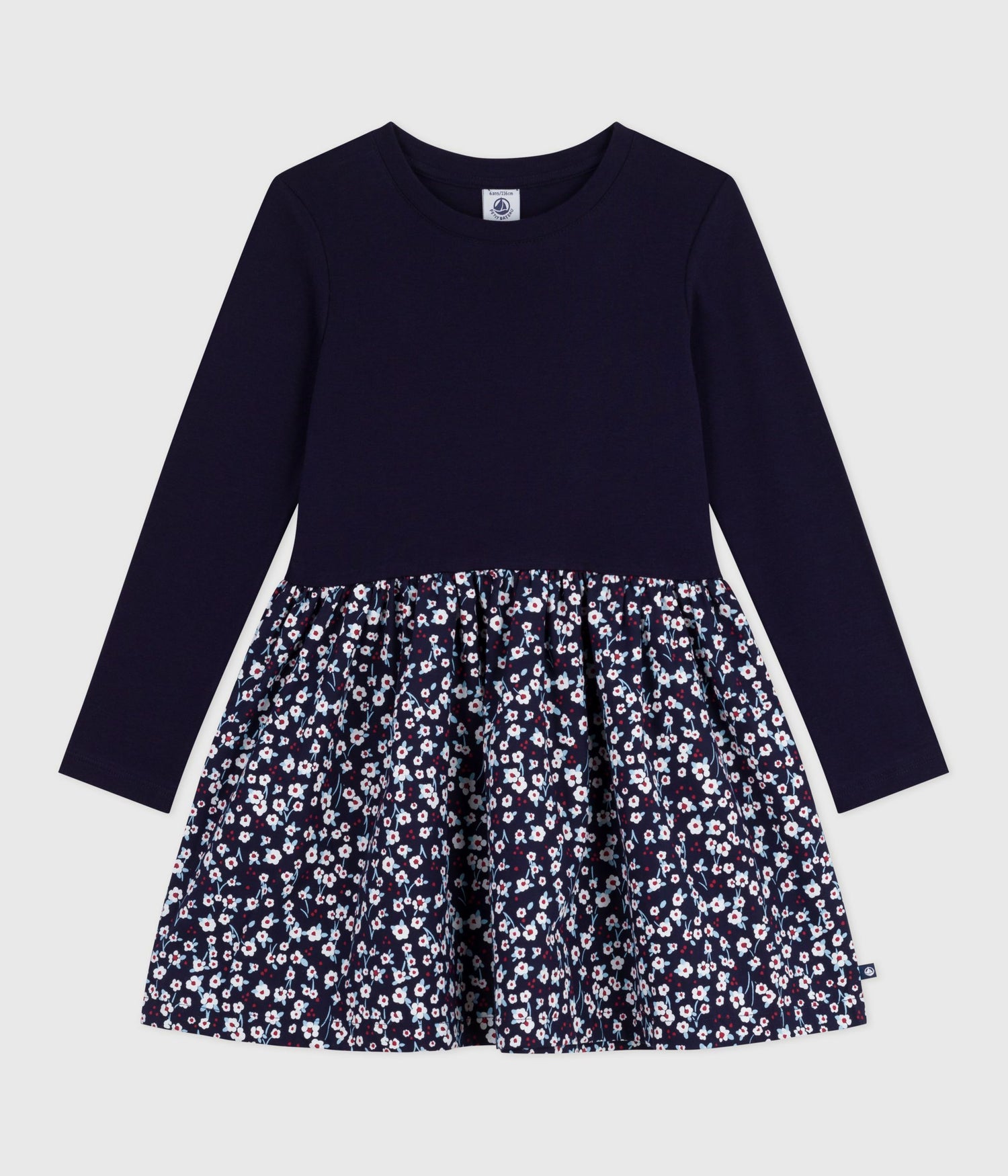 CHILDRENS LONG-SLEEVED COTTON DRESS CHILDRENS LONG-SLEEVED COTTON DRESS