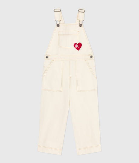 Children's plain denim dungarees