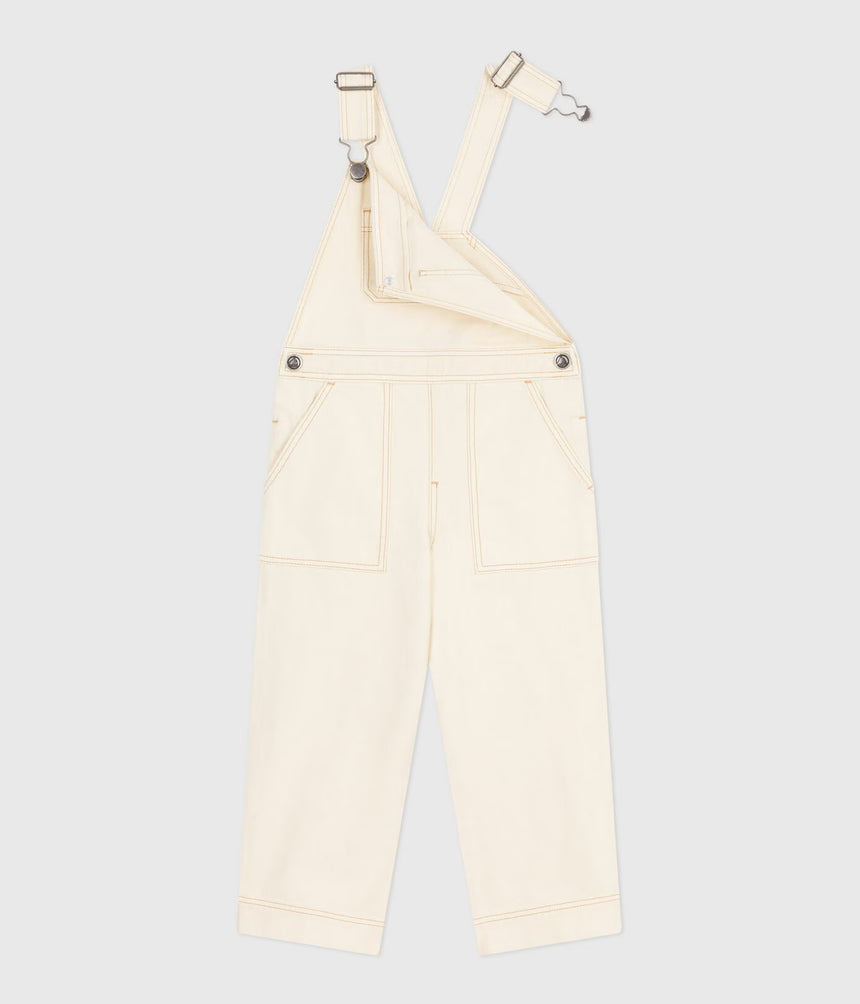 Children's plain denim dungarees