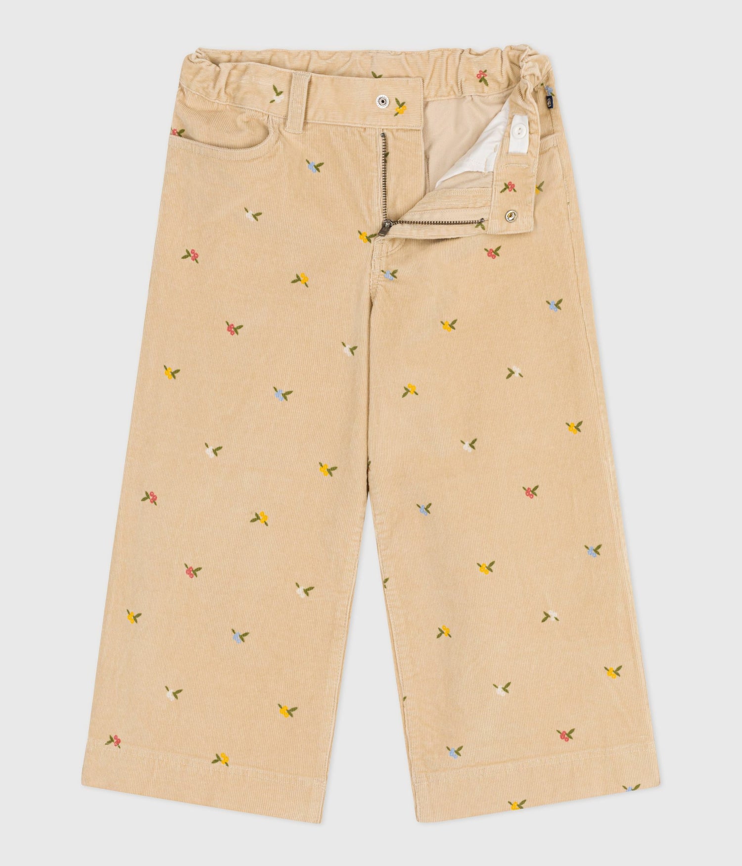 GIRLS' PATTERNED CORDUROY TROUSERS GIRLS' PATTERNED CORDUROY TROUSERS