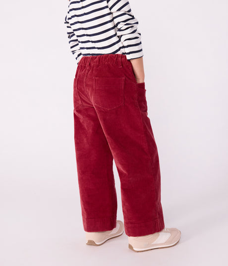 CHILDRENS PLAIN CORDUORY TROUSERS