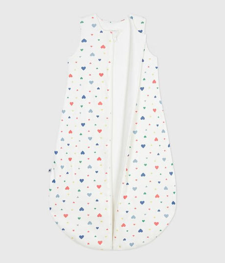 BABIES 2 TOG HEART- PRINT COTON SLEEPING BAG