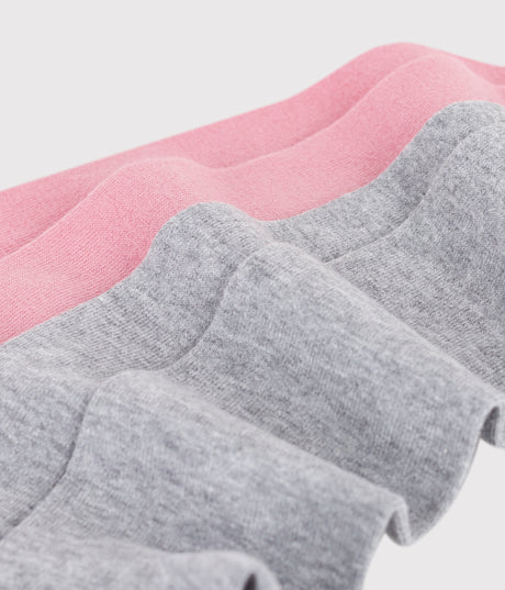 CHILDREN'S COTTON JERSEY TIGHTS -2-PACK