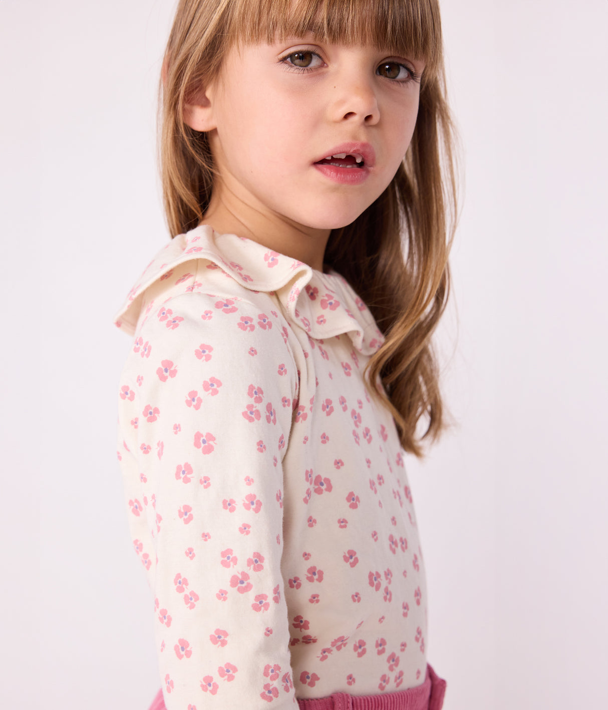 CHILDREN'S LONG-SLEEVED PRINTED COTTON T-SHIRT