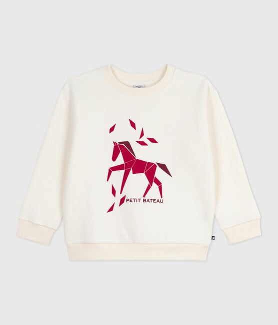 CHILDREN'S PRINTED COTTON SWEATSHIRT