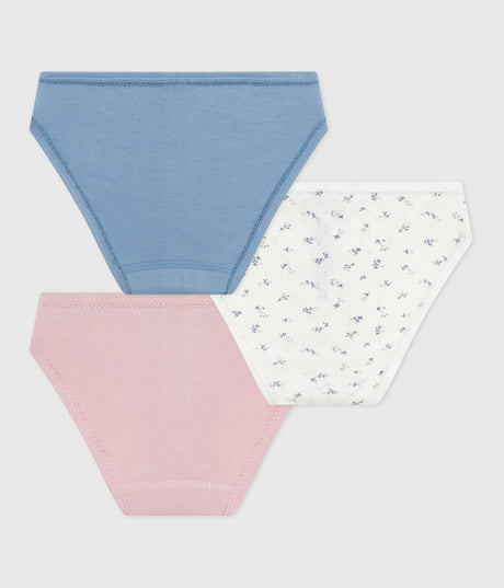 PACK OF CHILDRENS FLORAL-PRINT COTTON PANT