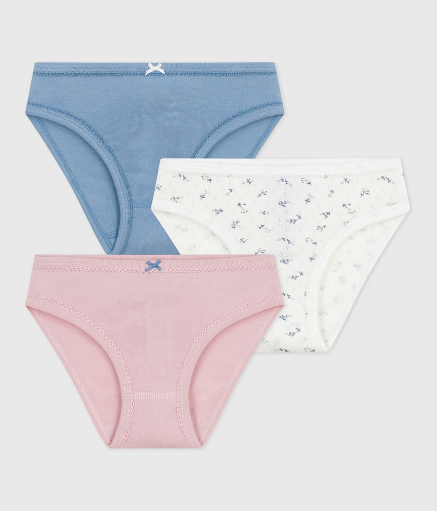 PACK OF CHILDRENS FLORAL-PRINT COTTON PANT