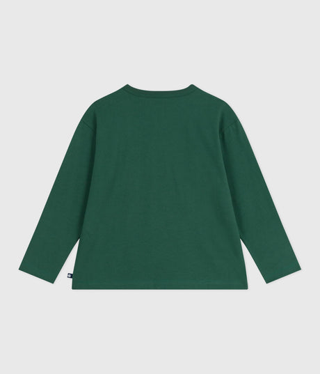 CHILDREN'S LONG-SLEEVED PRINTED COTTON T-SHIRT