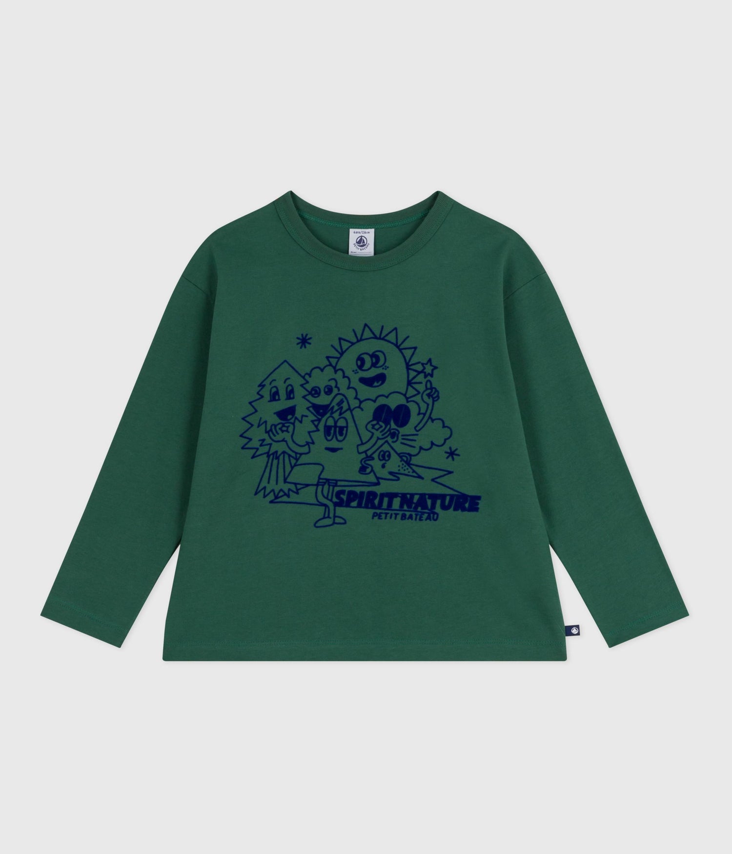 CHILDREN'S LONG-SLEEVED PRINTED COTTON T-SHIRT CHILDREN'S LONG-SLEEVED PRINTED COTTON T-SHIRT