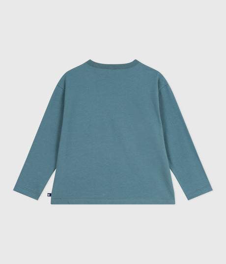 CHILDREN'S LONG-SLEEVED PRINTED COTTON T-SHIRT