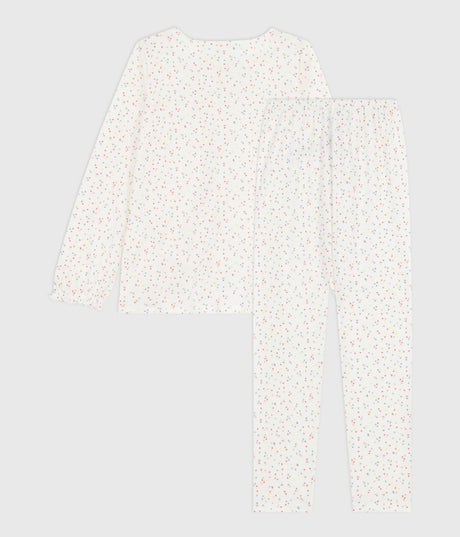 CHILDRENS SPOTTY PRINTED COTTON PYJAMAS
