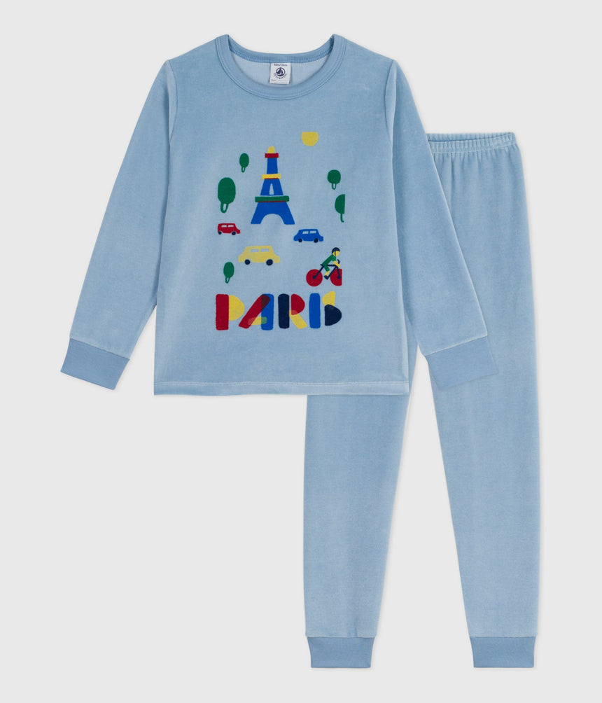 CHILDRENS VELOUR PYJAMAS