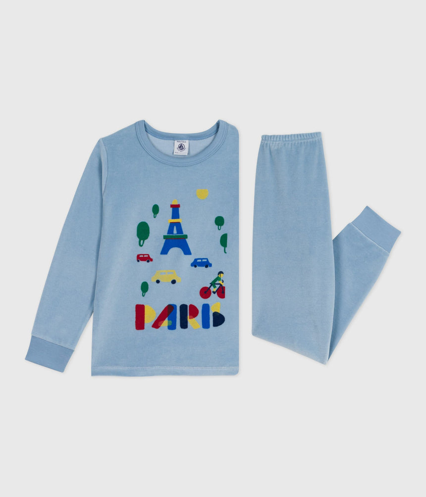 CHILDRENS VELOUR PYJAMAS