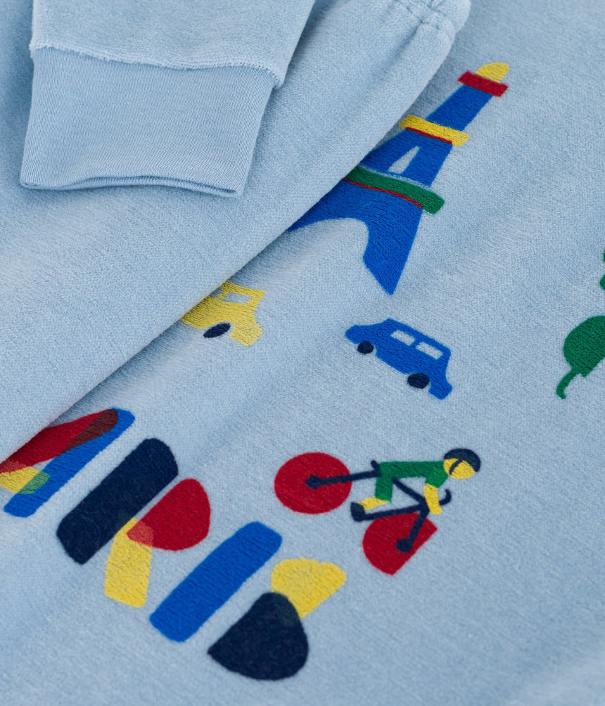 CHILDRENS VELOUR PYJAMAS