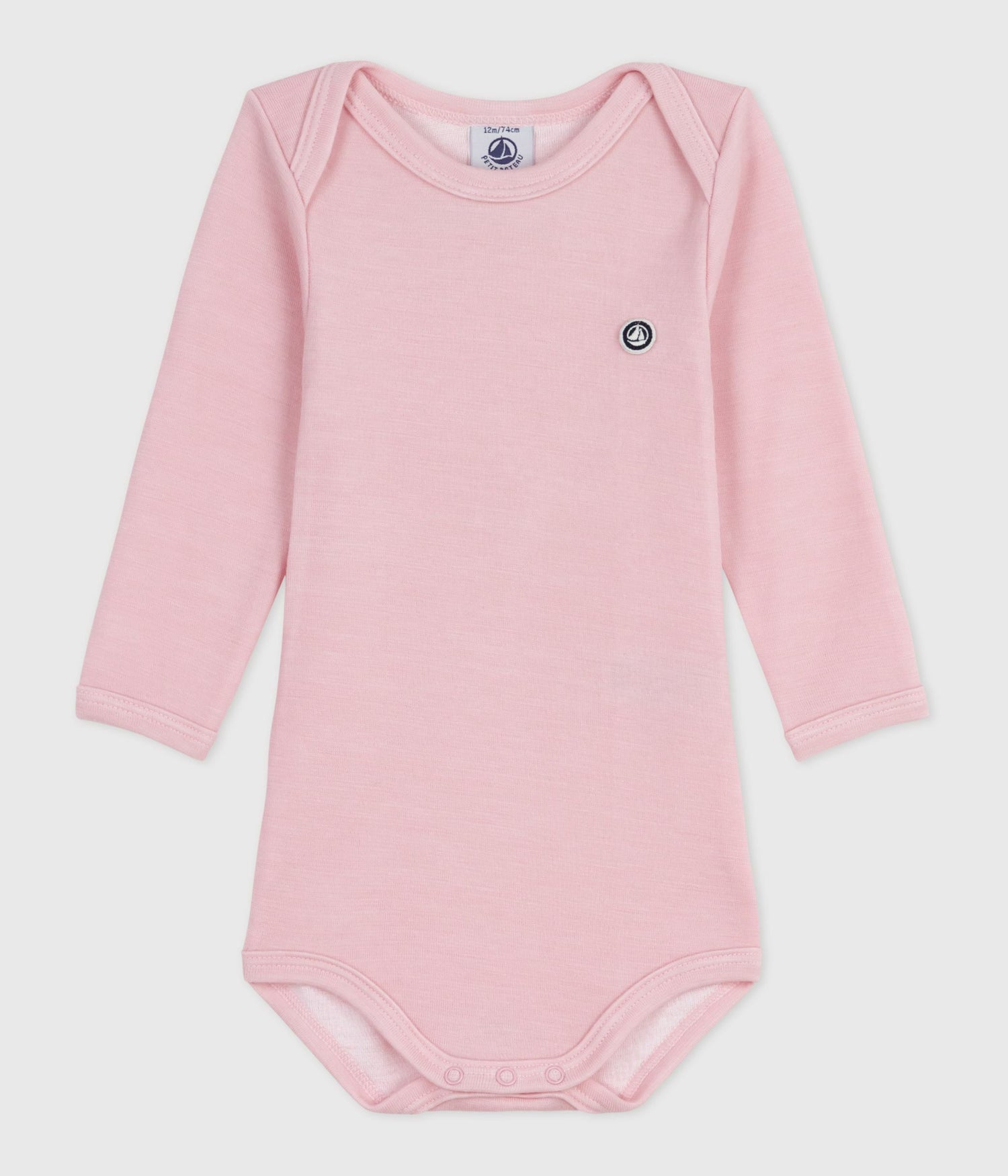 BABIES' LONG-SLEEVED BODY IN WOOL AND COTTON BABIES' LONG-SLEEVED BODY IN WOOL AND COTTON