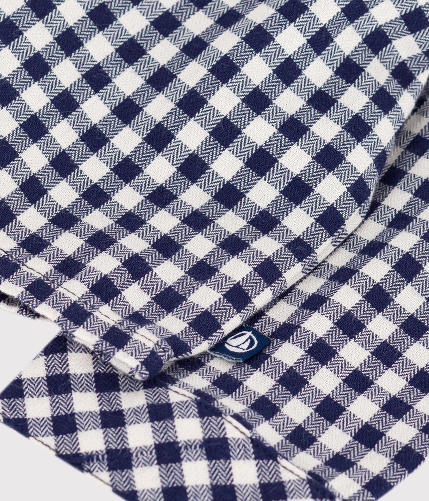 BABIES CHECKED FLANNEL SHIRT