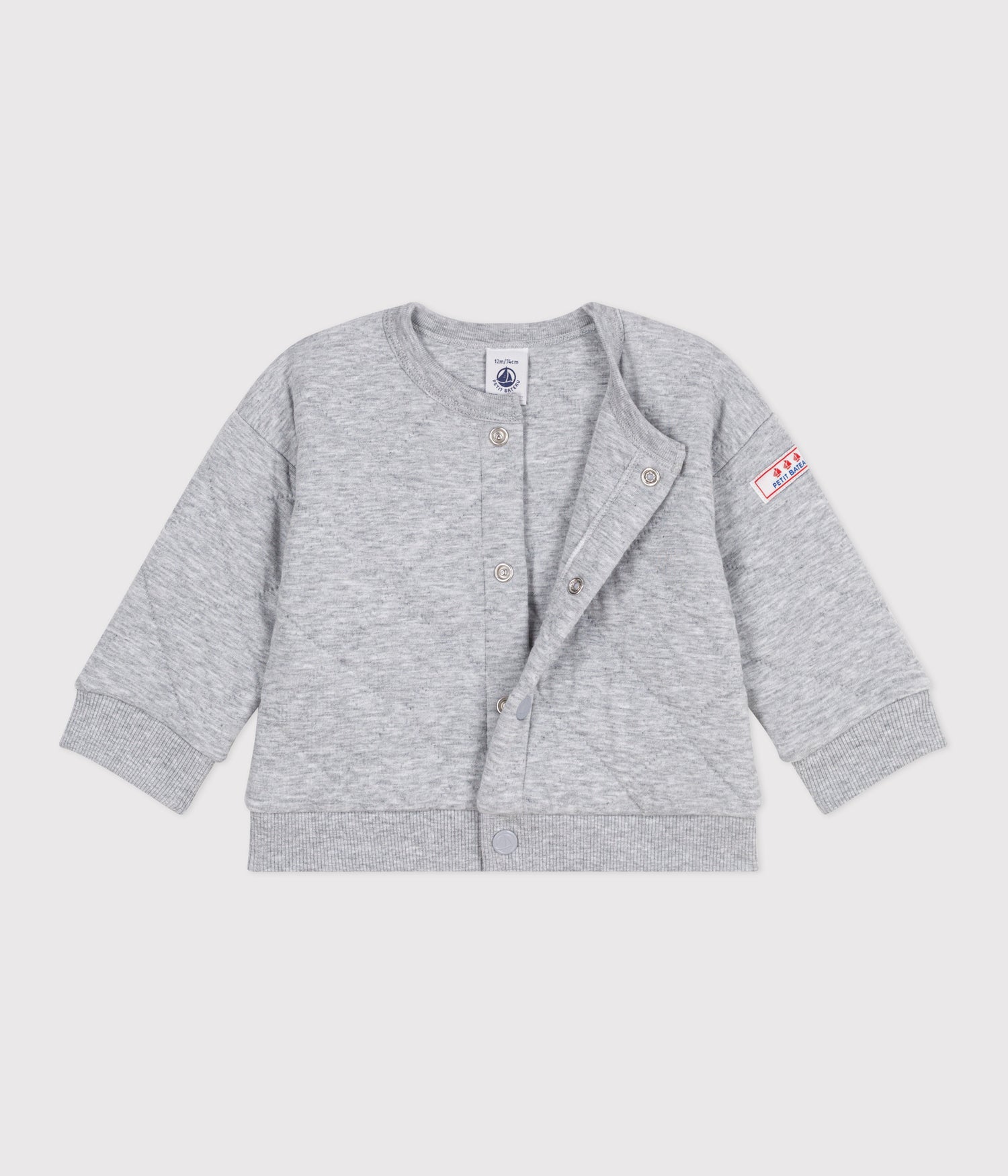 BABIES PLAIN THICK COTTON CARDIGAN BABIES PLAIN THICK COTTON CARDIGAN