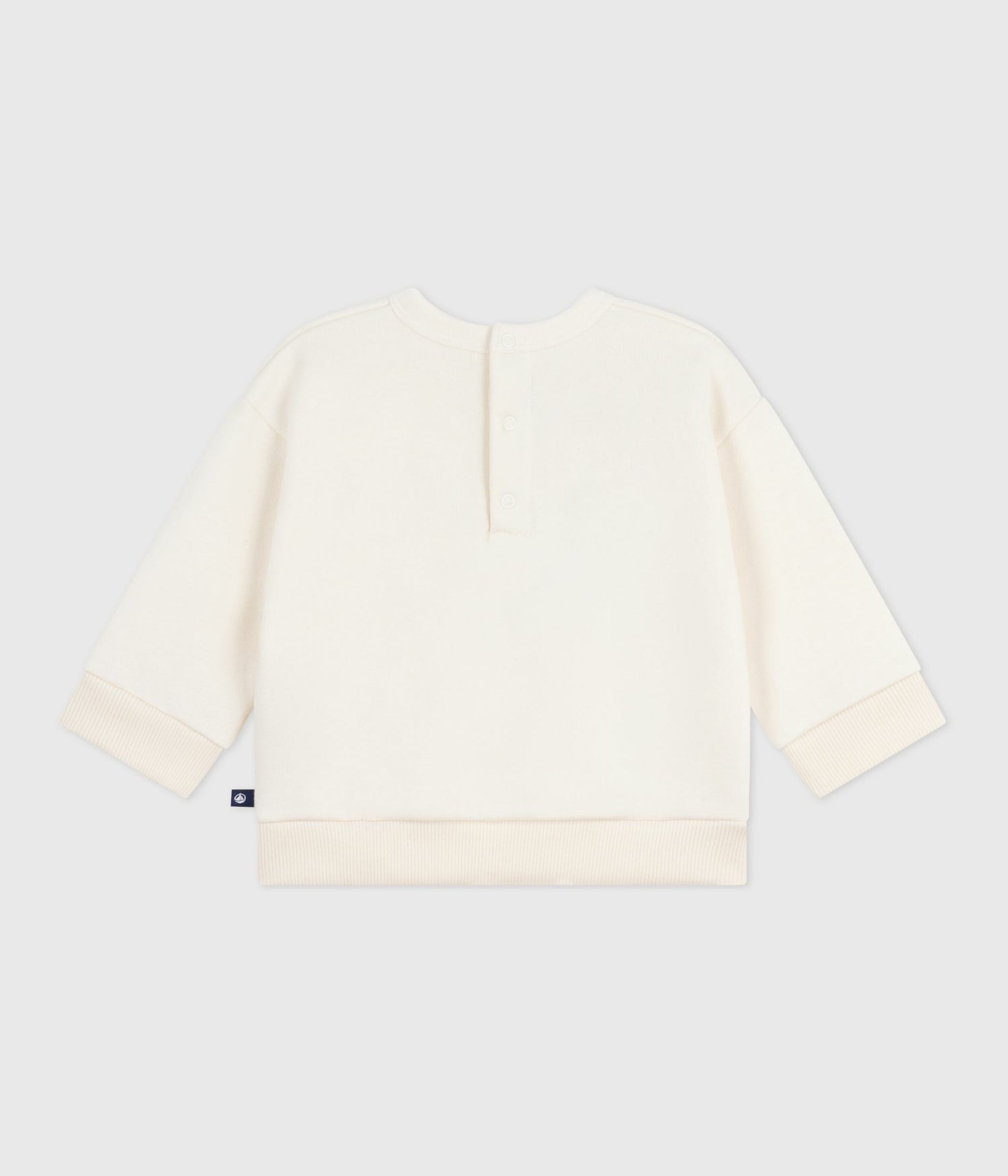BABIES' HEART PATTERNED COTTON SWEATSHIRT BABIES' HEART PATTERNED COTTON SWEATSHIRT