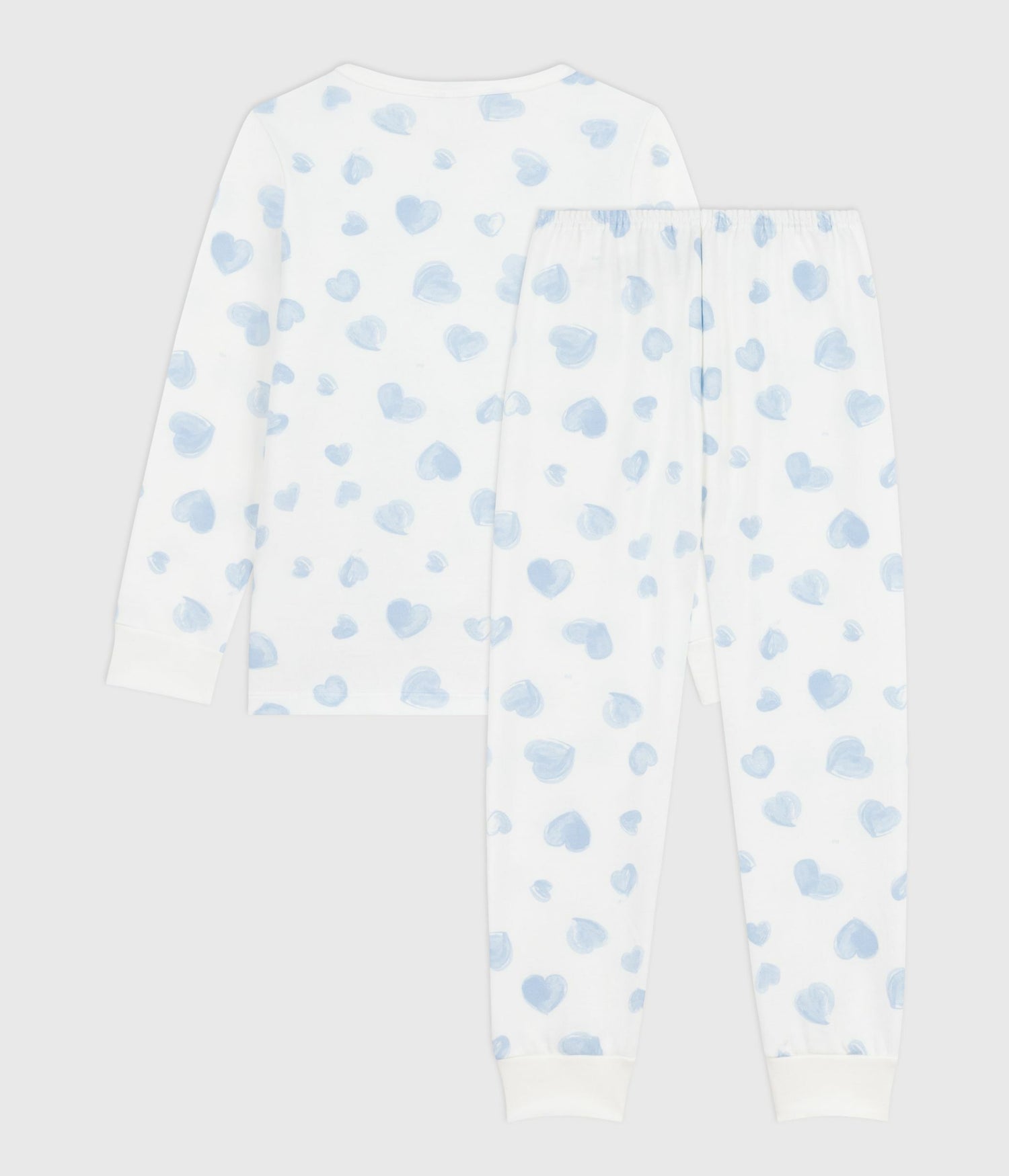 CHILDRENS PYJAMAS IN HEART PRINTED FLEECE CHILDRENS PYJAMAS IN HEART PRINTED FLEECE