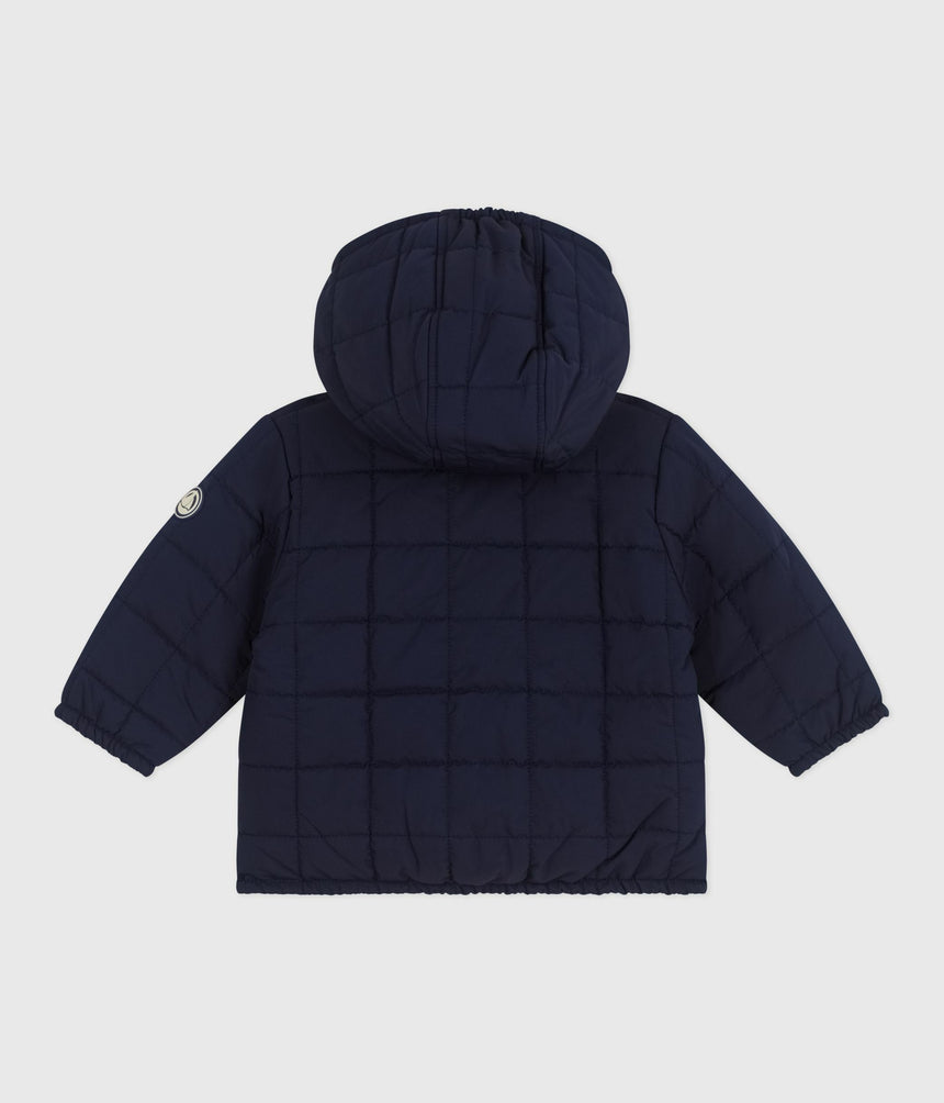 BABIES' PUFFER JACKET IN PLAIN POLYESTER