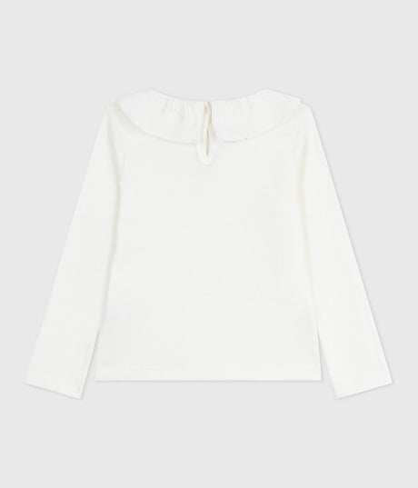 CHILDRENS LONG-SLEEVED PLAIN COTTON T-SHIRT