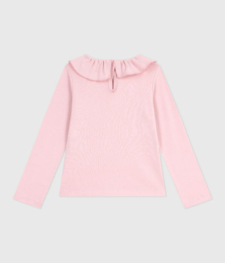 CHILDRENS LONG-SLEEVED PLAIN COTTON T-SHIRT