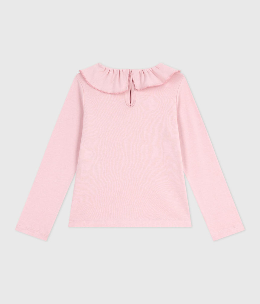 CHILDRENS LONG-SLEEVED PLAIN COTTON T-SHIRT