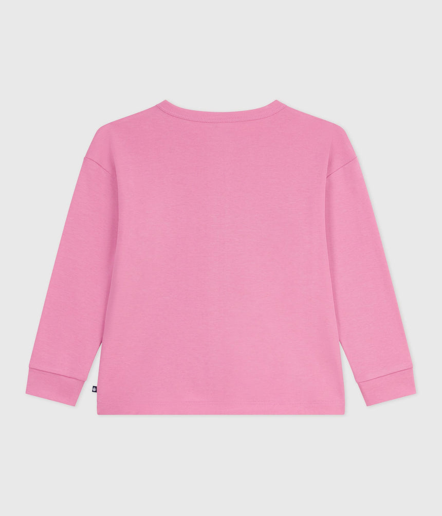 CHILDREN'S LONG-SLEEVED PRINTED COTTON T-SHIRT
