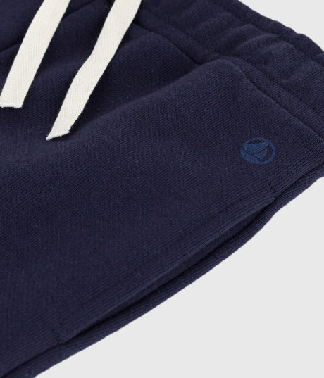 CHILDREN'S PLAIN COTTON JOGGING BOTTOMS