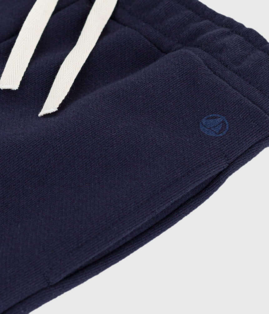 CHILDREN'S PLAIN COTTON JOGGING BOTTOMS