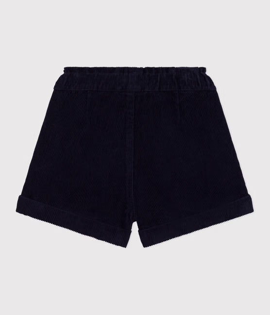 CHILDREN'S PLAIN CORDUROY SHORTS
