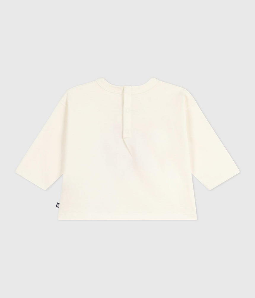 BABIES LONG-SLEEVED T-SHIRT WITH A CAT DESIGN