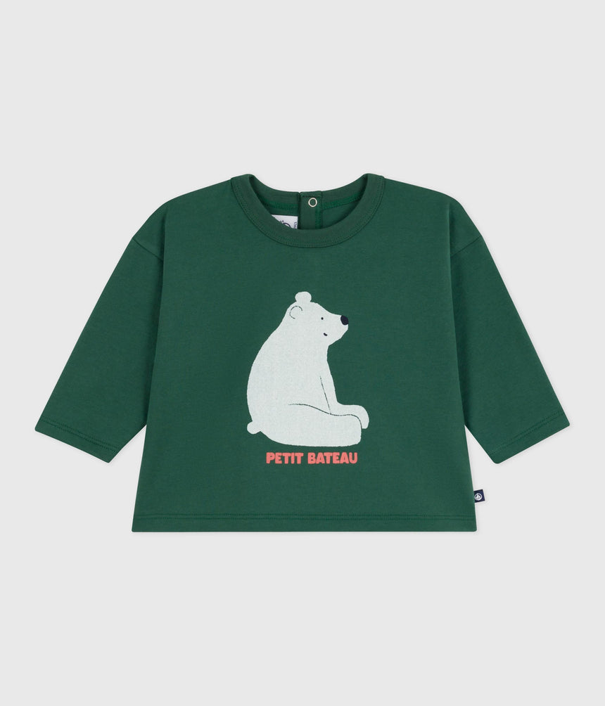 LONG-SLEEVED COTTON BABY T-SHIRT
