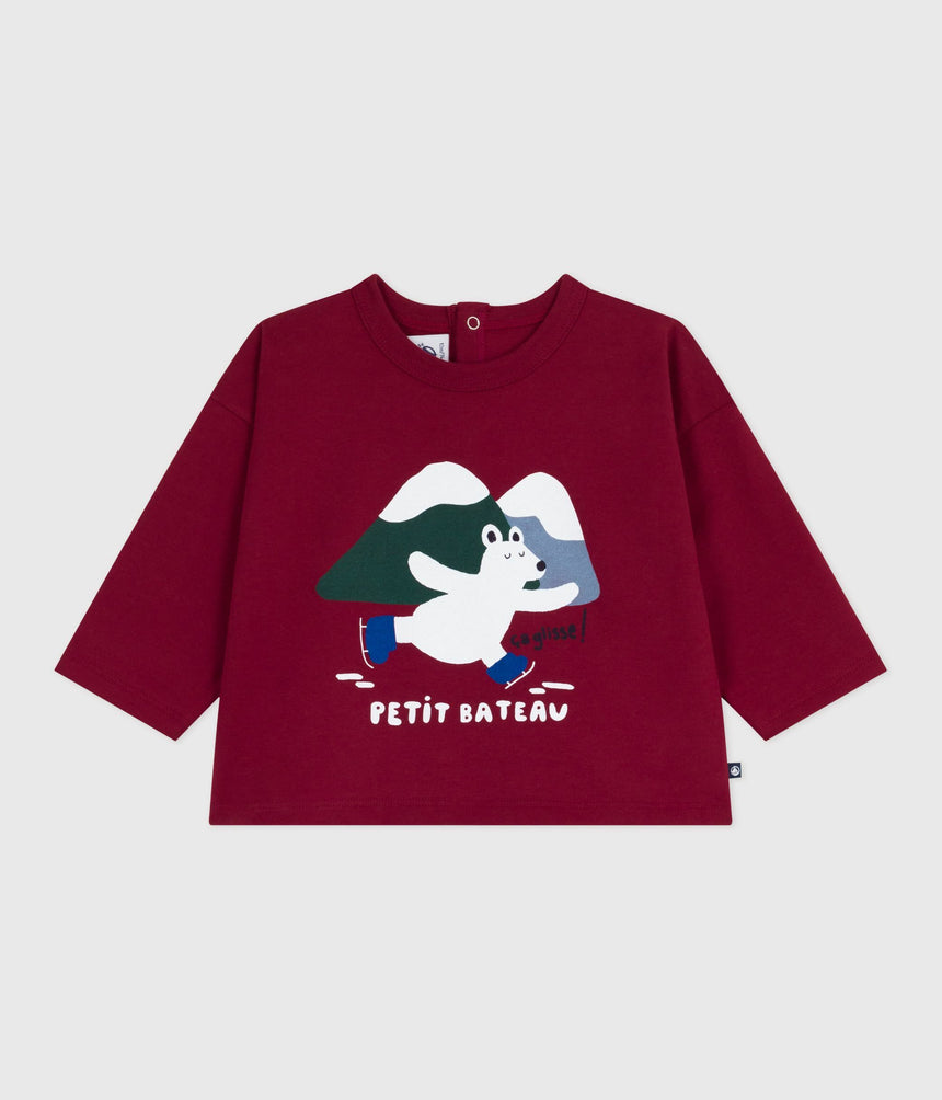LONG-SLEEVED COTTON BABY T-SHIRT