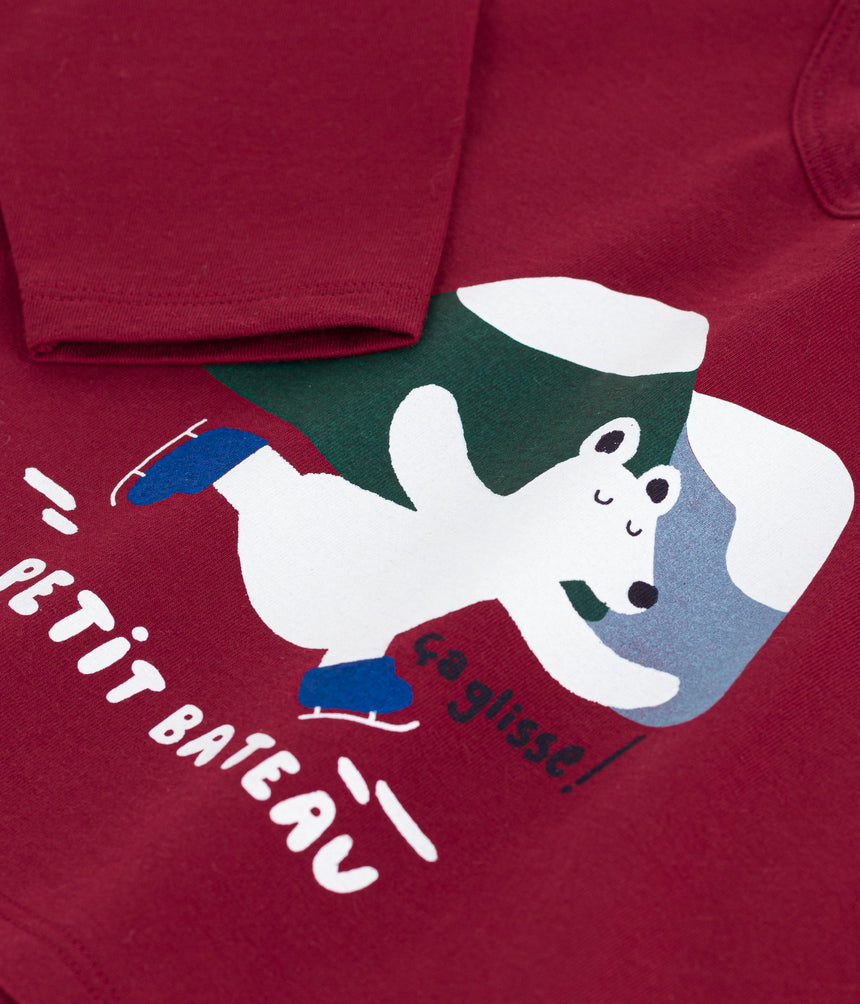 LONG-SLEEVED COTTON BABY T-SHIRT