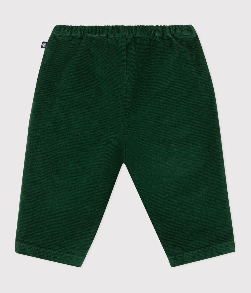 BABIES' PLAIN CORDUROY TROUSERS