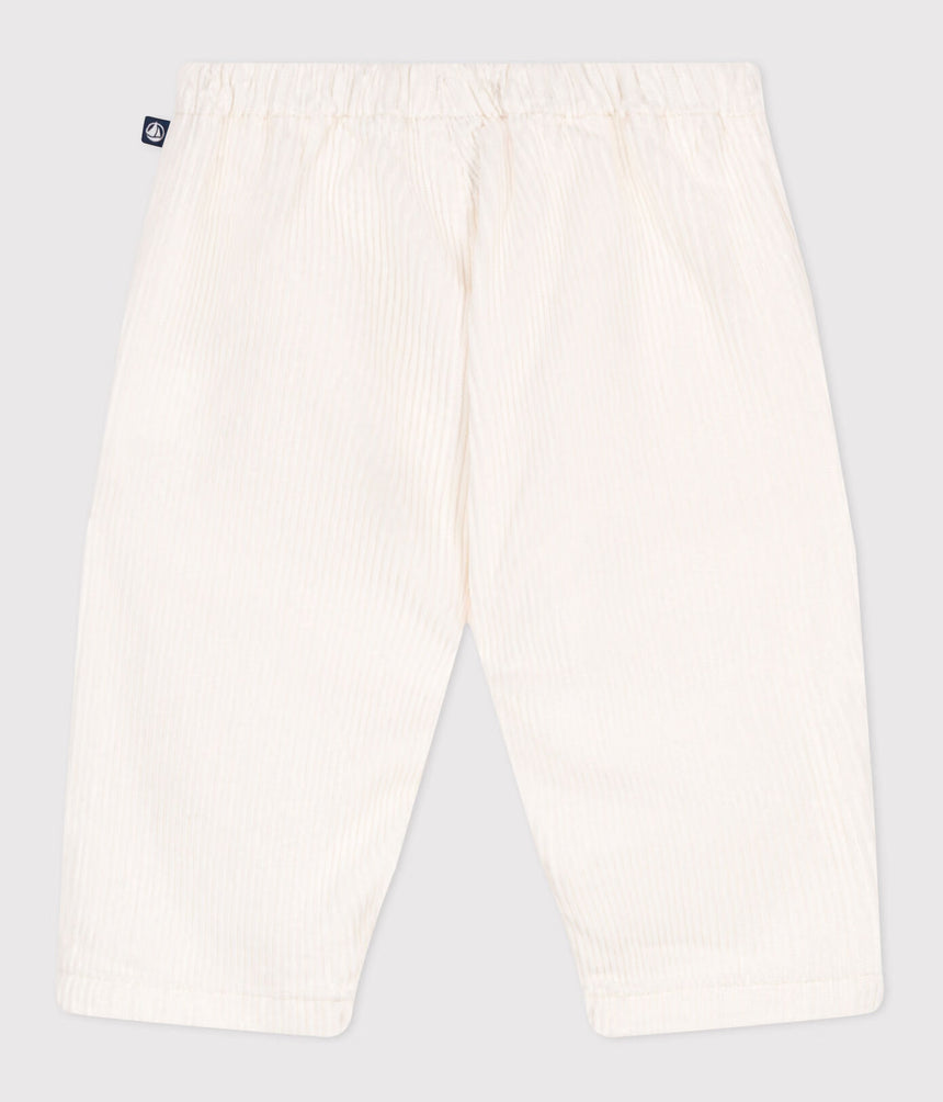 BABIES' PLAIN CORDUROY TROUSERS
