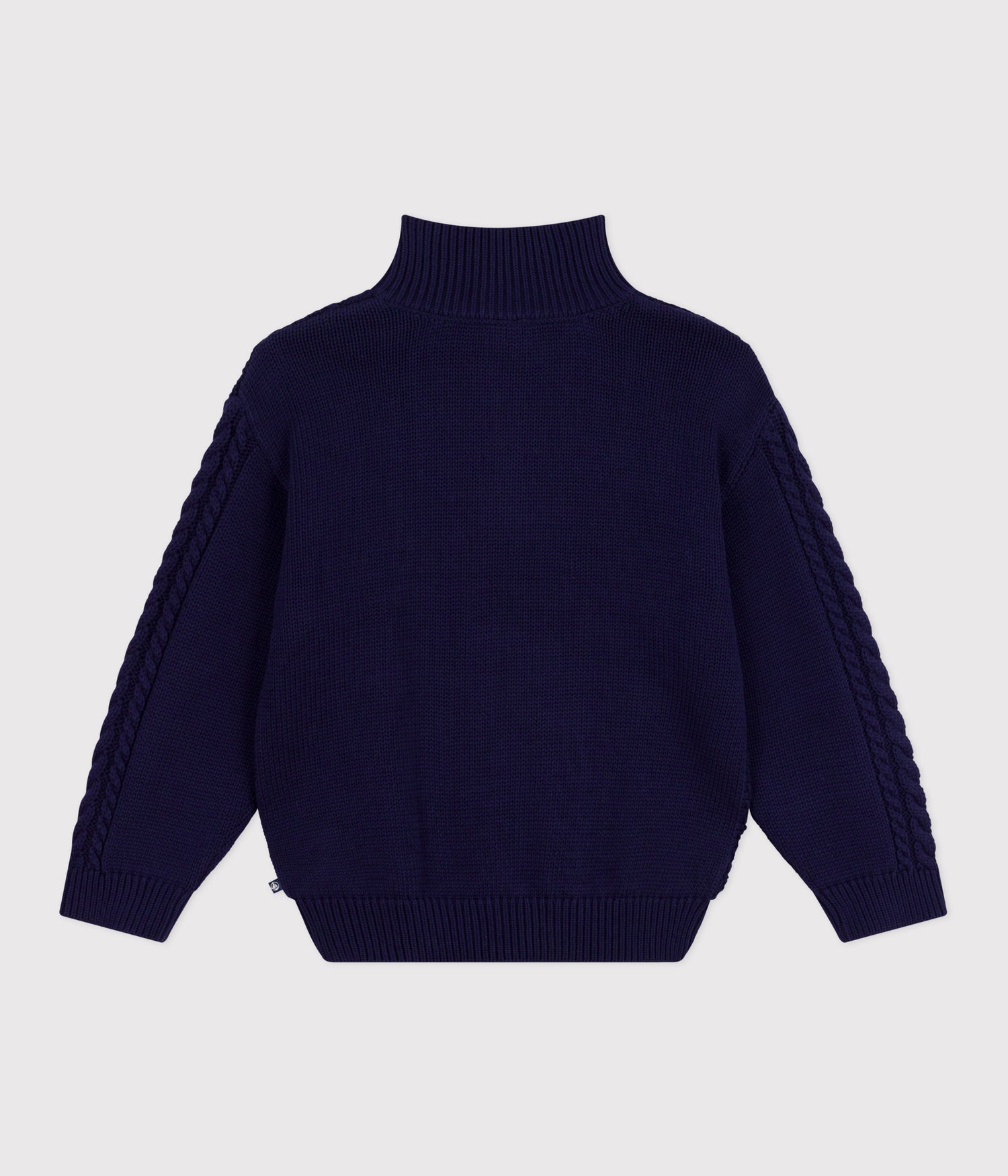 CHILDRENS PLAIN COTTON SHAWL-NECK JUMPER CHILDRENS PLAIN COTTON SHAWL-NECK JUMPER