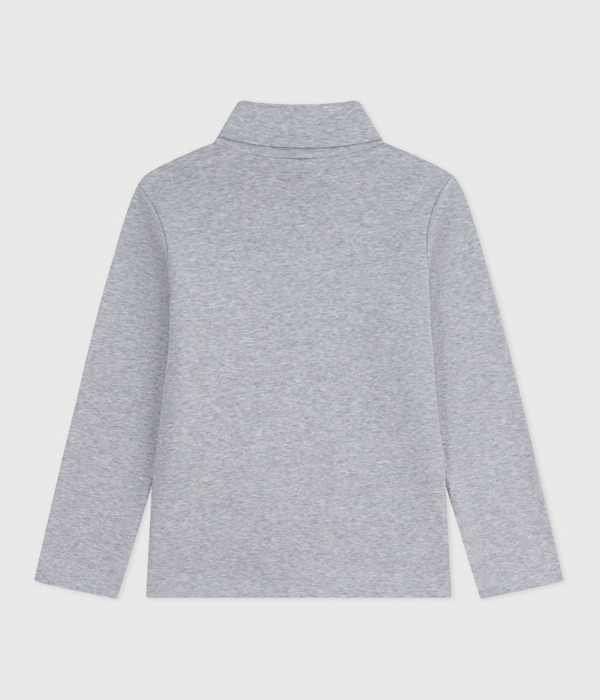 CHILDRENS PLAIN COTTON ROLLNEACK